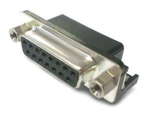 SOCKET D-SUB 15W PCB R/A METAL DBL-15SR R/A