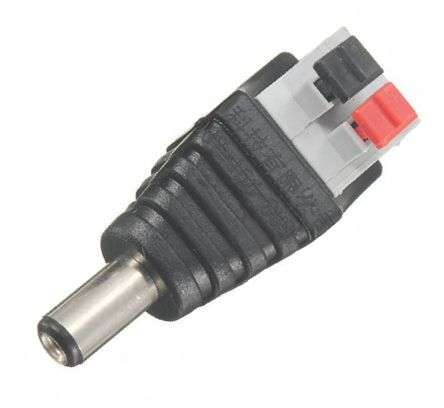 DC SOCKET 5.5x2.1 WITH SPRING CONTACTS  QT-03-S / 180379