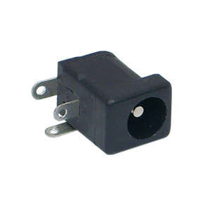 2.5x9mm DC PLUG R/A PC MOUNT SOLDER TAGS DCJ2 *A*