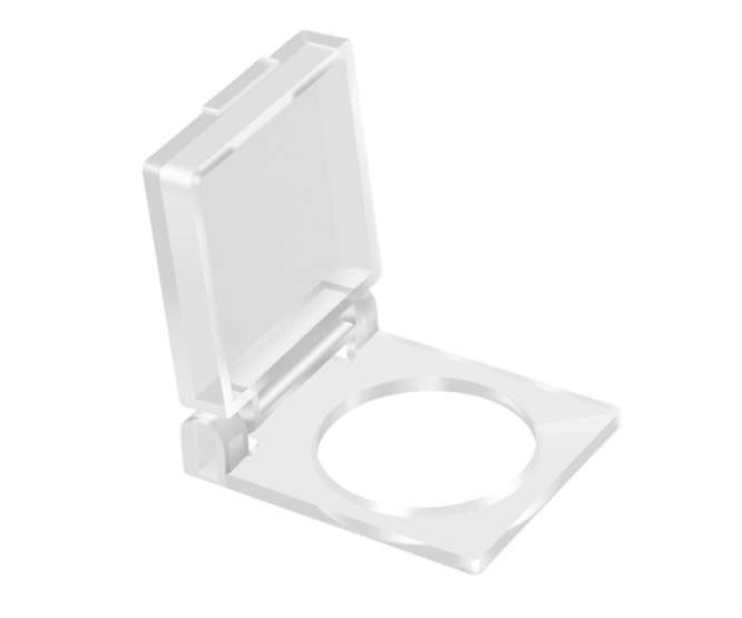 SAFETY COVER FOR 22mm PUSH BUTTON SWITCH CLEAR DPC-22