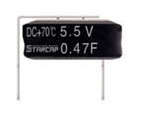 ELECTROLYTIC CAPACITOR D/LAY 0.47F 5V5 P=10.5mm SE-5R5-D474VYH3E