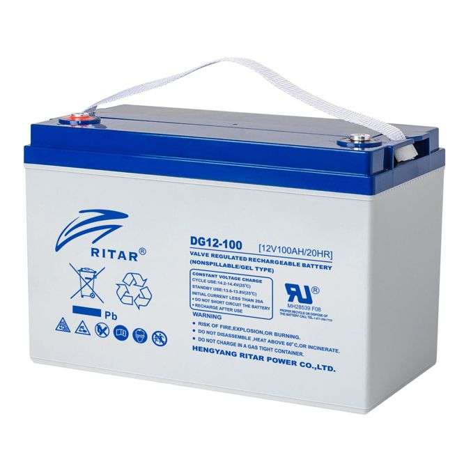 BATTERY GEL 12V 100AH 328x172x222 DG12-100