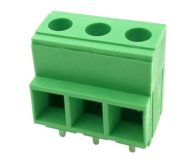 TERMINAL BLOCK R/C 3W P=15 GRN PCB DG137T-15.0-03P-14-00A(H)