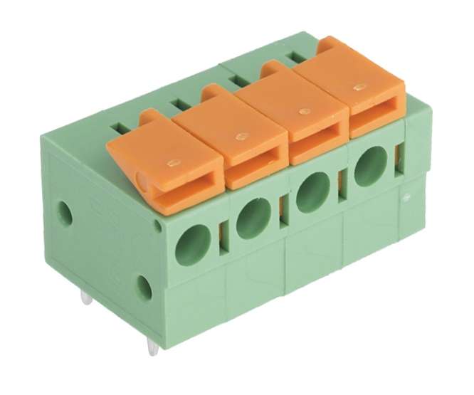 TERMINAL BLOCK R/A 4W 5.08 PRESS  DG142R-5.08-04P-14-00A(H)