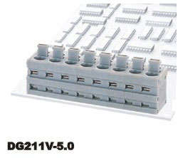 TERMINAL BLOCK PCB T/E 5W 5.0 Q/C DG211V-5.0-05P-11-00AH