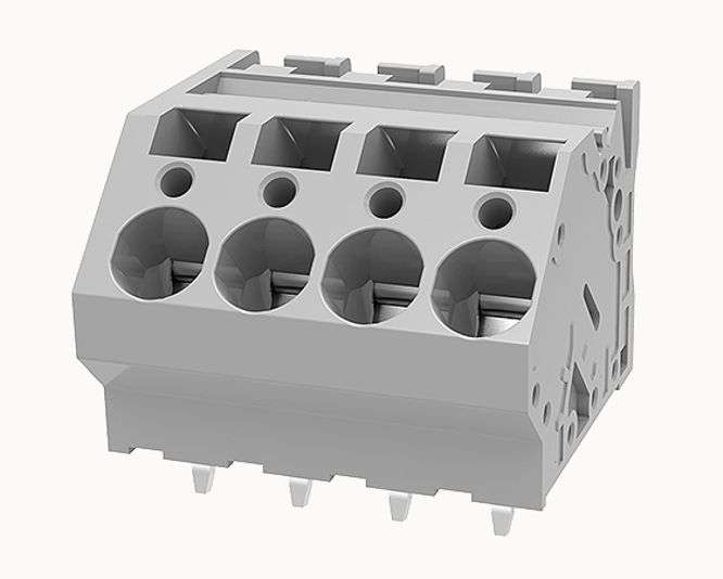 PCB SPRING TERMINAL BLOCK P=7.5 4P GREY DG263-7.5-04P-11-00AH