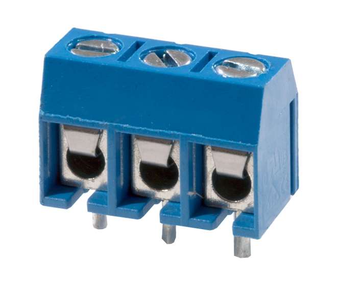 TERMINAL BLOCK N/C PCB 3W 5.00 STR BL SQ DG306-5.0-03P-12-00AH