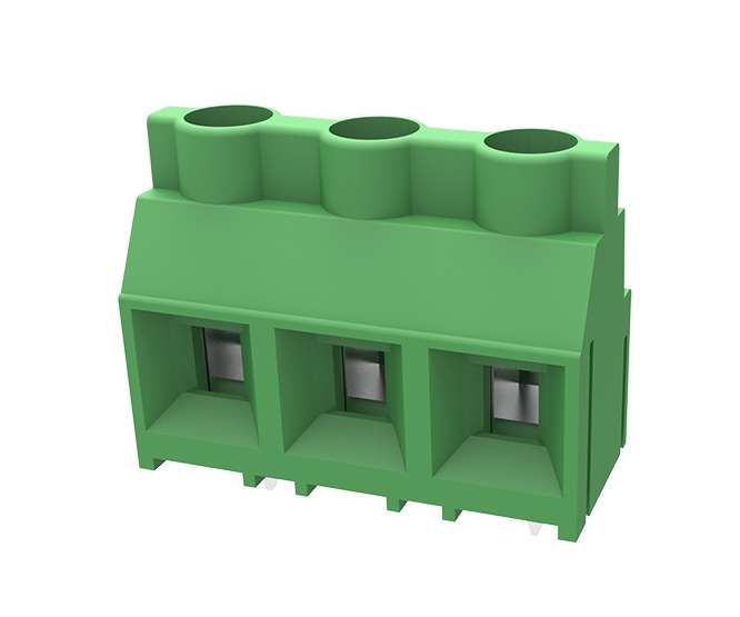 SCREW TERMINAL BLOCK STR 3W P=6.35 PCB DG636-6.35-03P-14-00AH