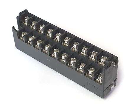 STACKED BARRIER TERMINAL BLOCK 20-WAY P=9.5 DG44-1-B-20P-13-00A(H)
