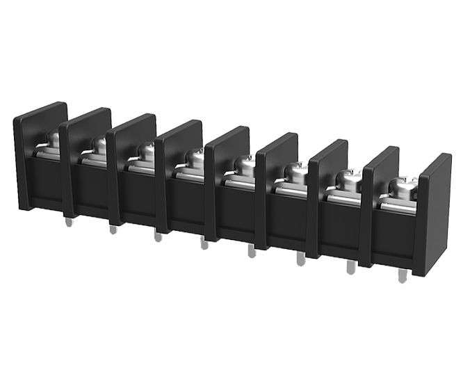 BARRIER TERMINAL BLOCK PCB PINS P=10mm 8W C PIN DG55C-B-08P-13-00A(H)