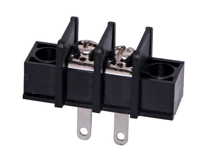 BARRIER TERMINAL BLOCK 2W P=10 SOLDER TAG DG55H-A-02P-13-00A(H)