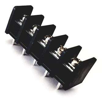 CONNECTOR STRIP PCB 5W P=10MM BLACK OFFSET DG55S-05P-B-13-00A(H)