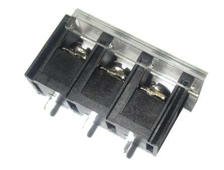 BARRIER TERMINAL BLOCK 3W P=10 PCB W/COVER DG58C-B-03P-13-00AH