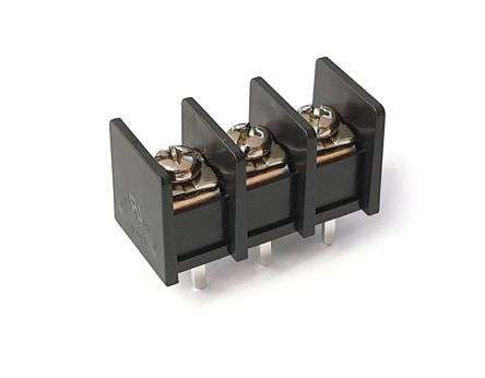 TERMINAL BLOCK PCB 11mm 3W SIDE PIN SIL BLK DG65S-B-03P-13-00A(H)