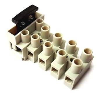 TERMINAL BLOCK C/W 5x20 FUSE HOLDER 5-WAY DG801-05P-11-00AH