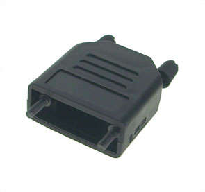 COVER 9W D-SUB BLACK THUMB SCREWS HD121B-09