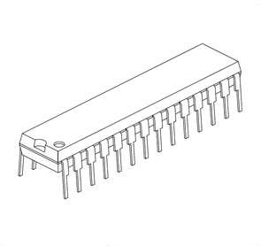 MICRO DIP28 PIC16C62A-04/SP PIC16C62A-04/SP