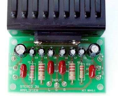 KIT STEREO AMPLIFIER 2 x 3W, BA5406 DIY-K90H *D*