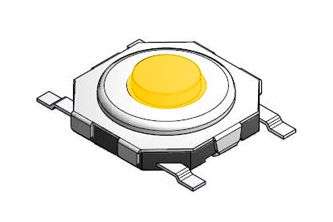 SMD TACTILE SWITCH 5.1x5.1mm H=0.8mm YL DJ1187M-2
