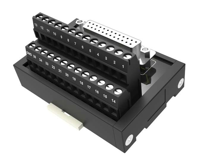 BREAKOUT BOARD FEMALE DS25S TO SCREW TERMINALS DM50-DBJ25-25-4Y-00A(H)