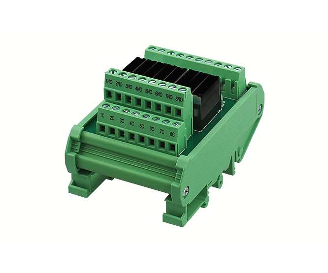 8-CH RELAY 24V DIN RAIL MOUNT INTERFACE 8x24V DM72-RMUS-08-PN-1-44-00Z(H)