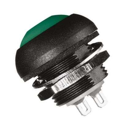 PANEL MOUNT PUSH BUTTON SWITCH SPST DPW1CGG