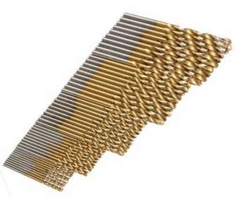 DRILL BIT SET / ASSORTMENT, 50 PIECES HSS-4241