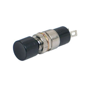 SWITCH PUSH P/M N/C SOLD BLACK DS-194-BK