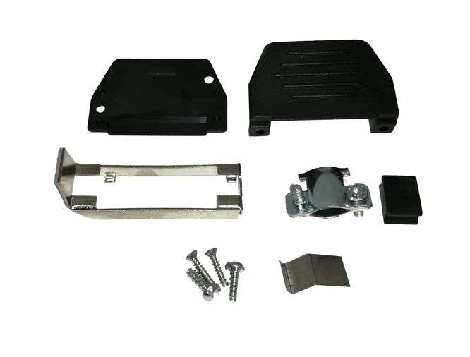 COVER 15W D-SUB STRAIGHT CONNECTOR BACKSHELL DS15S