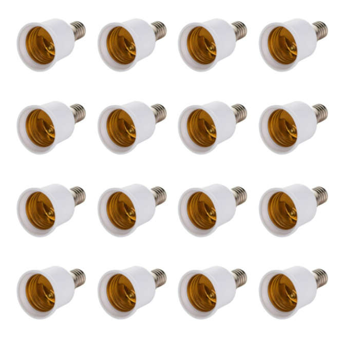 LAMP HOLDER ADAPTER E27-E14 SCREW 50P/BAG E14-E27