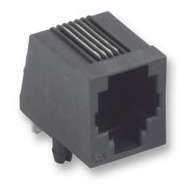 MOD SOCKET RJ12 APERTURE PCB R/A 6P/4C 4-CONTACT N3712-010-02