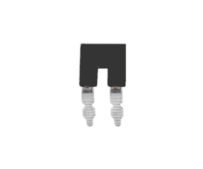 BRIDGE / LINK 2W BLACK FOR DIN TERMINALS P=5.2mm EB2-5-13-00Z(H)