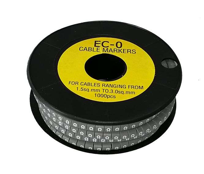 CABLE MARKER 8 GREY OD 1.5 - 3mm2 EC-TYPE 190560(EC-0-8)