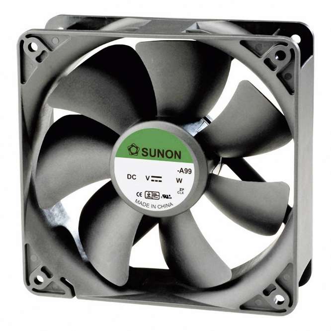 12VDC AXIAL FAN 92sqx25mm BAL 51CFM LEAD EF92251B1-10000-A99 *A*
