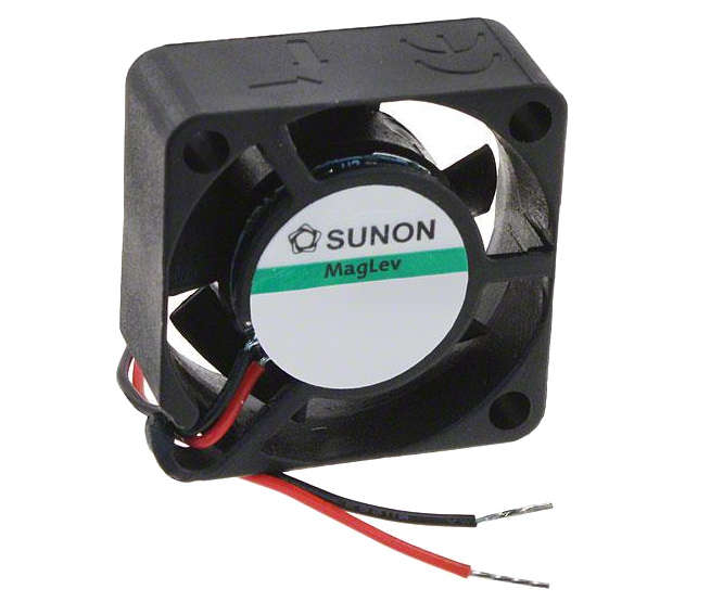 12VDC AXIAL FAN 40sqx20mm 8.9CFM BALL LEAD EF40201B1-0000-A99