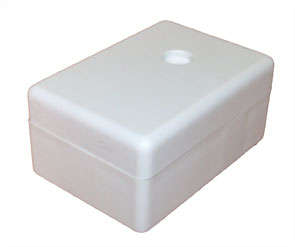 ENCL. ABS 64x44x28 WHITE F/L  EHJ3