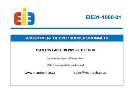 LABEL FOR ASSORTMENT OF GROMMETS #1 EIE31-1000-02