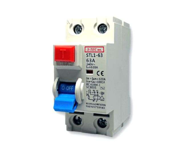 EARTH LEAKAGE RCCD 63A 2P 30mA EL-STL1-63-6263