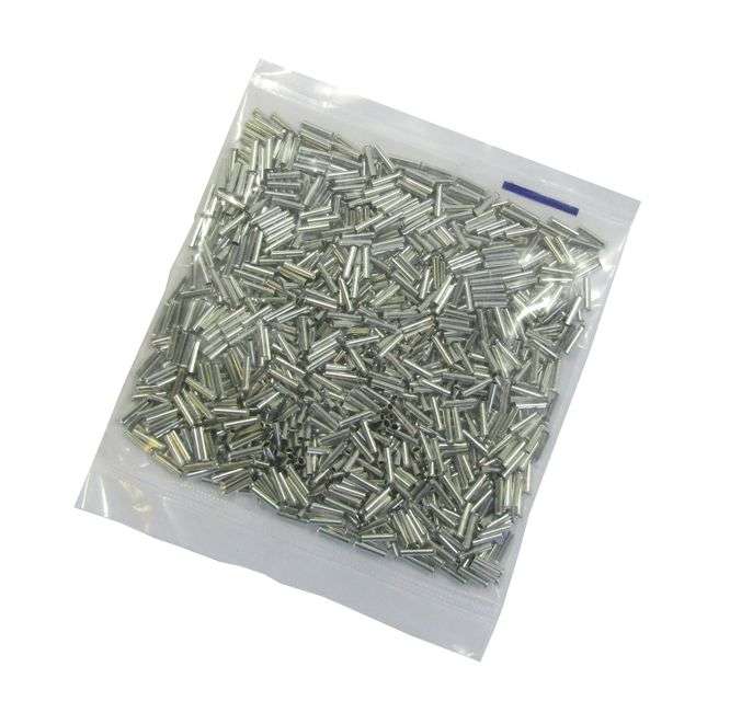 TERMINAL BOOT LACE BARE 1.0mm L=8 1K BAGS EN1008