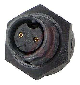SOCKET 2P P/MOUNT JAM NUT EN-SERIES EN3P2FX