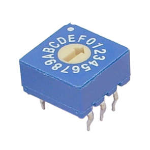 ROTARY DIP SWITCH 3:3 SQU R/CODE ERD116RS