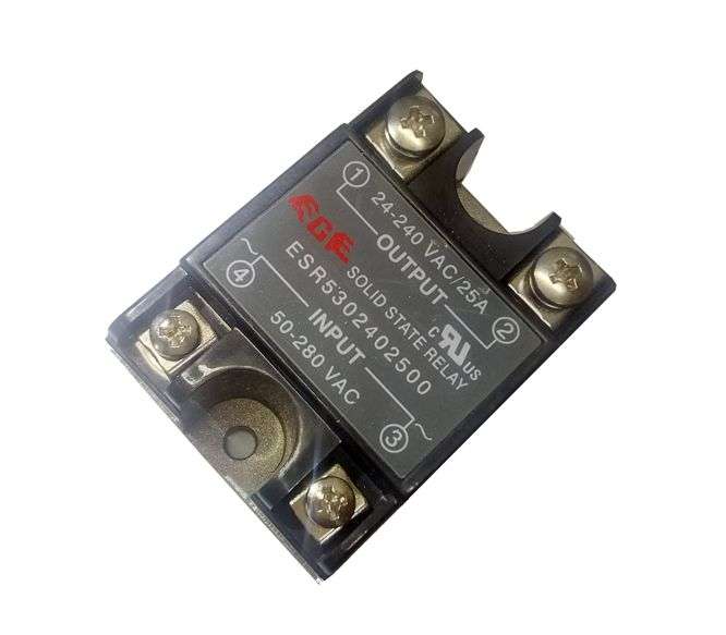SOLID STATE RELAY AC-AC I=50-280VAC P/M ZC O=24-280VAC 25A ESR5302402500Z