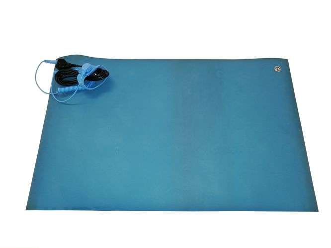 ANTI-STATIC MAT KIT 600 x 400 x2mm BLUE ETS-104BL600X400