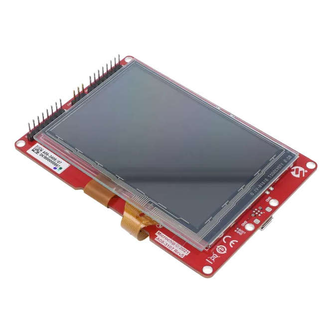 TOUCH SCREEN GRAPHICS & TOUCH CURIOSITY EVALUATION KIT 85x60mm LCD SAM E51