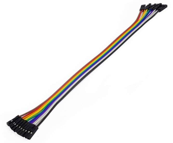 JUMPER LEAD FLEX TYPE 200mm SOCKET-SOCKET MULTI-10P/BAG ME18-010-02-SS-ASS