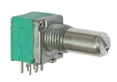 POT S/T LOG DUAL  9mm  50K PCB  F09125G A50K L15RE