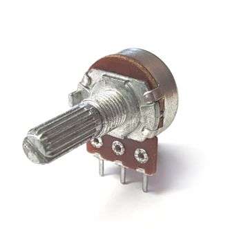 POTENTIOMETER S/T LOG P/M 17MM 5K PCB F16KN-A5K-L20-KQD