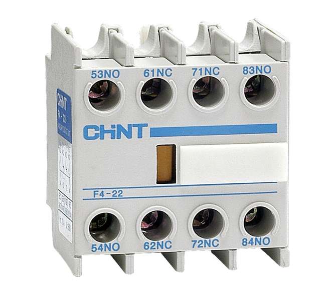 AUXILLARY CONTACT BLOCK 10AMP 2NO & 2NC F4-22