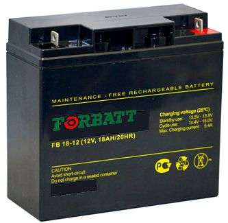 BATTERY SLA EV 12V 18AH 181x77x167  FB18-12