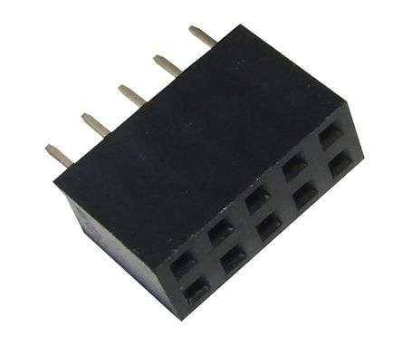 10W SOCK DIL PCB 2.54mm STR  FHDS10G1